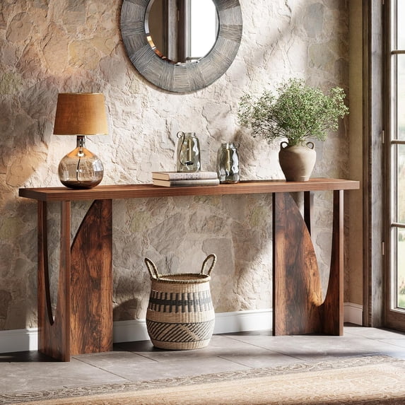 70.9'' Narrow Sofa Table Behind The Couch, Farmhouse Extra Long Console Table