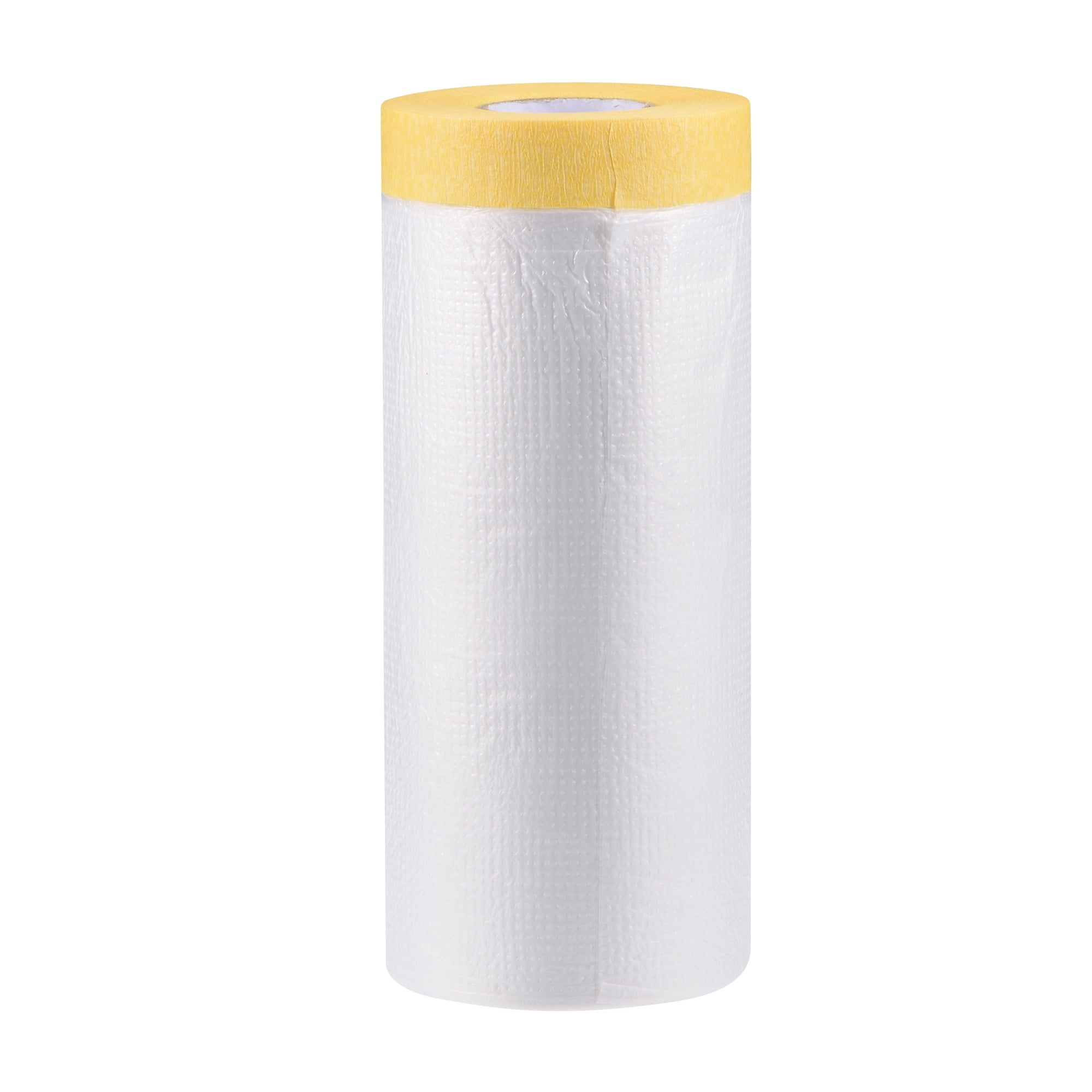 Unique Bargains Pre-Taped Masking Film with Low-Tack Painters' Tapes 70.9 in x 75 Ft