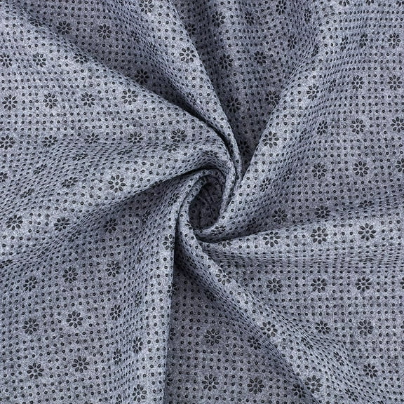 70.9x118.1 Inch Non Slip Final Backing Cloth 1mm Thick Fiber Gray Tufted Fabric Backing Fabric with Plum Blossom Pattern Gray