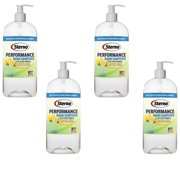 70% Alcohol Gel Hand Sanitizer Bottle with Pump, Made in USA - Performance Lemon Zest Fragrance, 33.8 FL OZ Per Pack, (Pack of 4)
