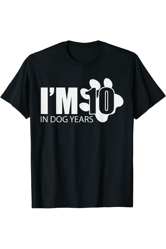 70 Birthday Humor Im 10 in Dog Years Turning 70yr Retro 1956 T-Shirt, Unisex T-Shirt