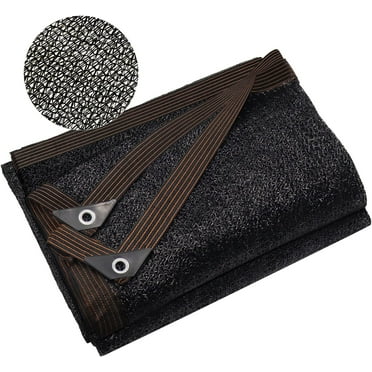 70% Black Shade Cloth, 6.5 x 3 FT Durable Mesh Tarp with Grommets, Garden UV Resistant Netting Shading Antifreezing for Plants Cover, Greenhouse, Barns Kennel, Patio, Tomatoes