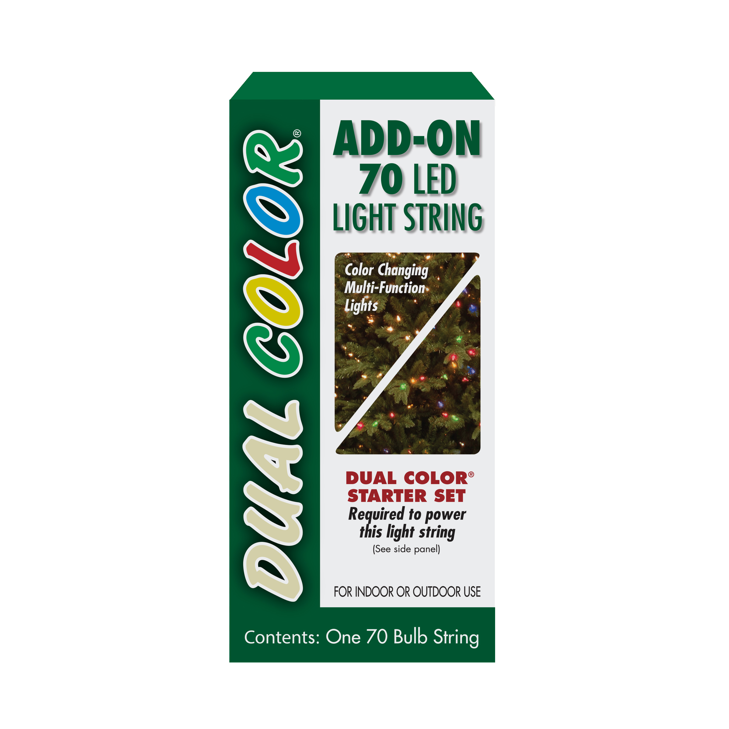 70 Bulb Dual® Color LED Light String ADD-ON SET, 10 Function - image 1 of 3