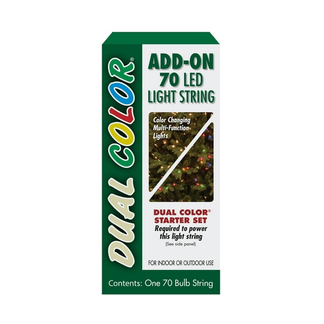 70 Bulb Dual® Color LED Light String ADD-ON SET, 10 Function