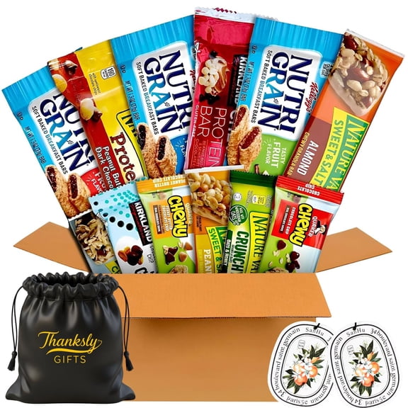 70 Ct Granola Bars Bulk Variety Pack Healthy Granola Bars Snack Box for Office Snacks Healthy Breakfast Bars