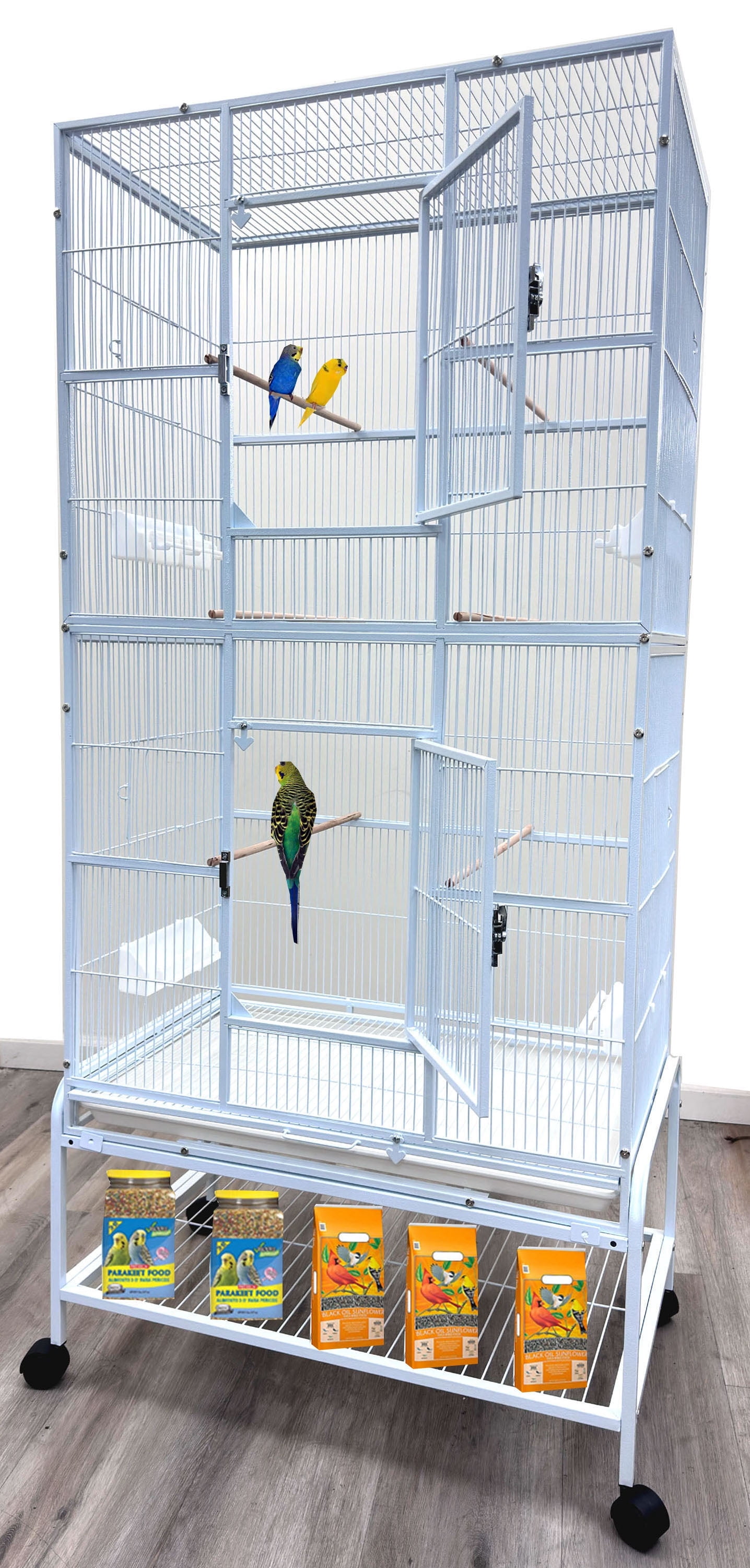 Curated visual reference: Picture Idea: Extra Large Bird Parrot Flight Breeding Cage Side Nesting Door