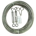 70 FT Stainless Steel Globe String Light Suspension Kit Corrosion