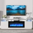 thumbnail image 1 of 70" Fireplace TV Stand with 36" Electric Fireplace, 12 Colors LED Lights, 750w/1500w Tv Stand with Fireplace, 1 of 6