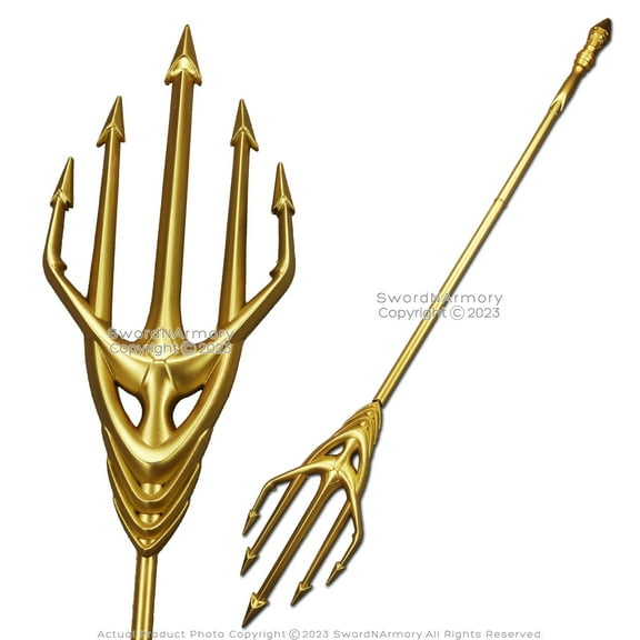 70 Foam Atlanna Trident Atlantus Aqua Justice Hero Movie Comic Prop