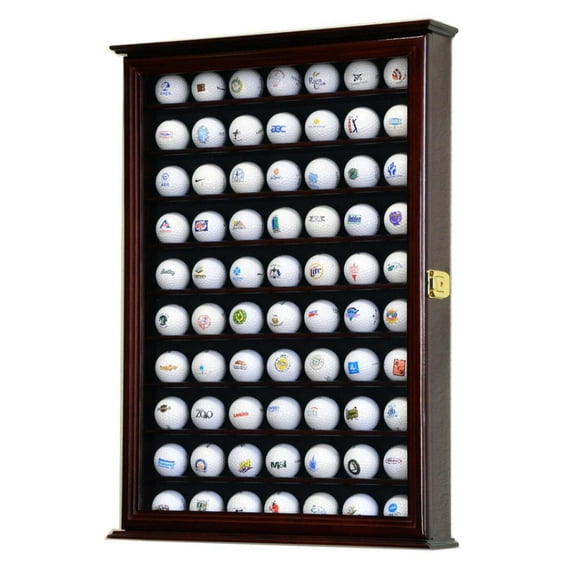 70 Golf Ball Display Case Cabinet