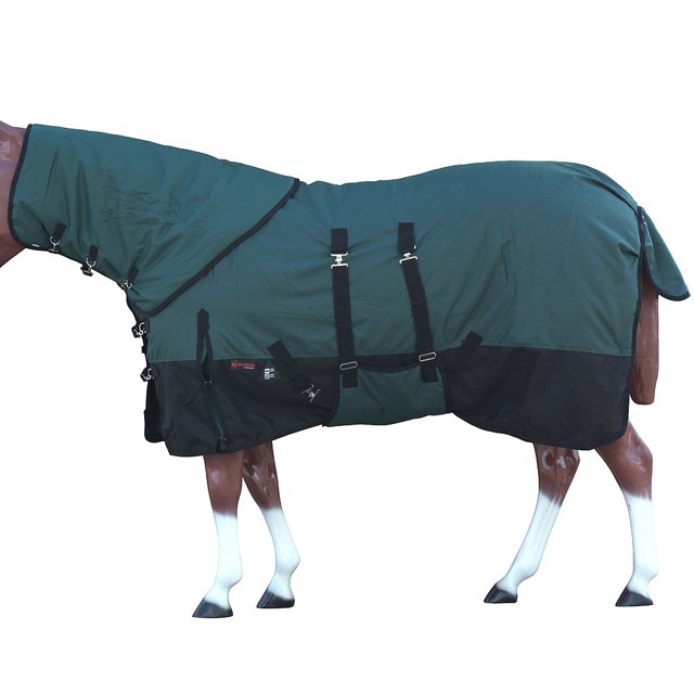 70" Hilason 1200D Waterproof Winter Horse Blanket Neck Cover Belly Wrap