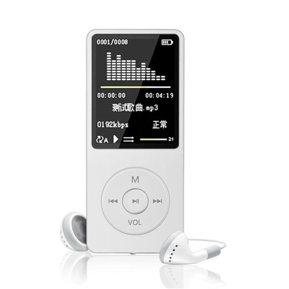 70 Hours Playback MP3 MP4 Lossless Sound Music Player FM Recorder Card Up To 128GB