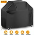 thumbnail image 1 of 70 Inch BBQ Grill Cover for Outdoor Grill, Waterproof Heavy-Duty Barbecue Gas Grill Cover for 4-7 Burner Barbecue Grill, Black (70“x 24”x48“), 1 of 12