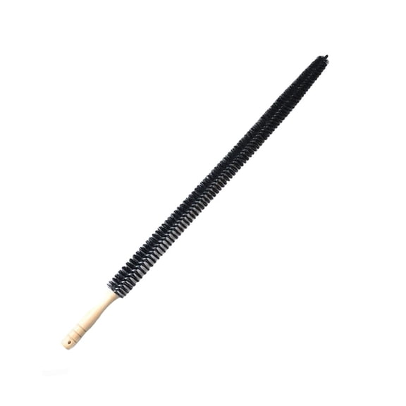 Bendable Radiator Cleaning Brush, Long Flexible Nylon Bristles Duster with Wooden Handle, for Heater Vents, AC Coils, Dryer & Narrow Blind Spots Cleaning