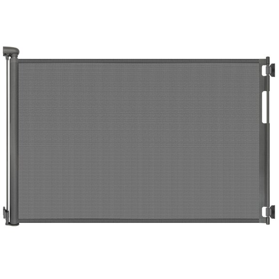 70 Inch Wide Retractable Gate for Doorways, Extra Long Dog Gate Indoor Pet Gate Retractable Gate Outdoor Gates for Decks, Extra Long Gates for Large Openings, Gray