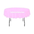 thumbnail image 1 of 70" Inch round Polyester Tablecloth 24 COLOR Table Cover Wedding Catering Dinner", (Color: Light Pink), 1 of 1