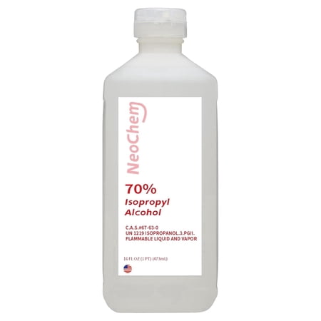 70% Isopropyl Alcohol for Surface Cleaning, Multipurpose, Home Cleaning, Salons, Small Businesses, 16 oz