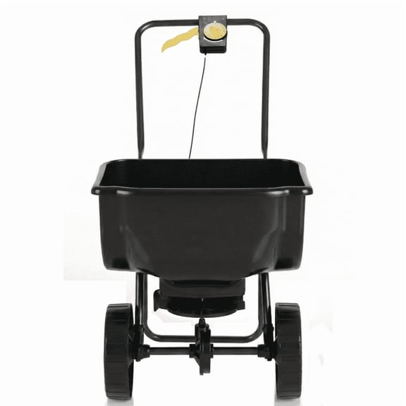 70 LB Walk-Behind Broadcast Spreader with 8" Pneumatic Tires, for Seed, Fertilizer & Ice Melt