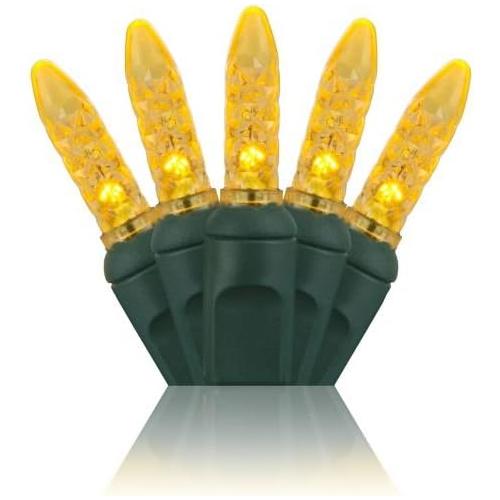 70 LED Gold Mini Lights, 24 Ft Gold Christmas Tree Lights LED String