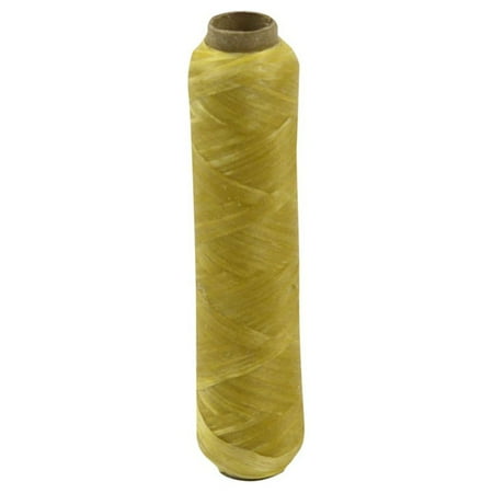 70 Lb Roll Natural Sinew Bead Craft Poly Thread 20 Yd Bobbin Artificial Wax Sinue