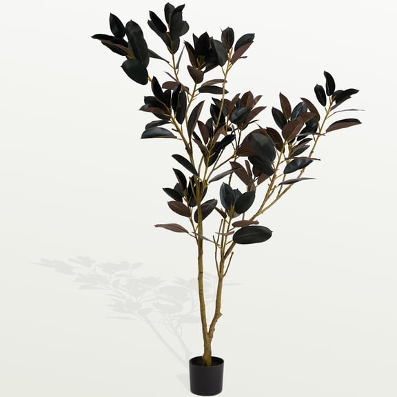 70" Lifelike Artificial Iron Tree with Bendable Stems UV-Resistant Indoor Plant for Living Room