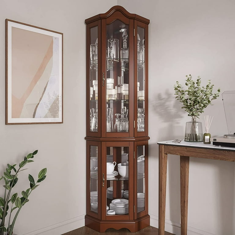 Glass display cabinet lighting sale