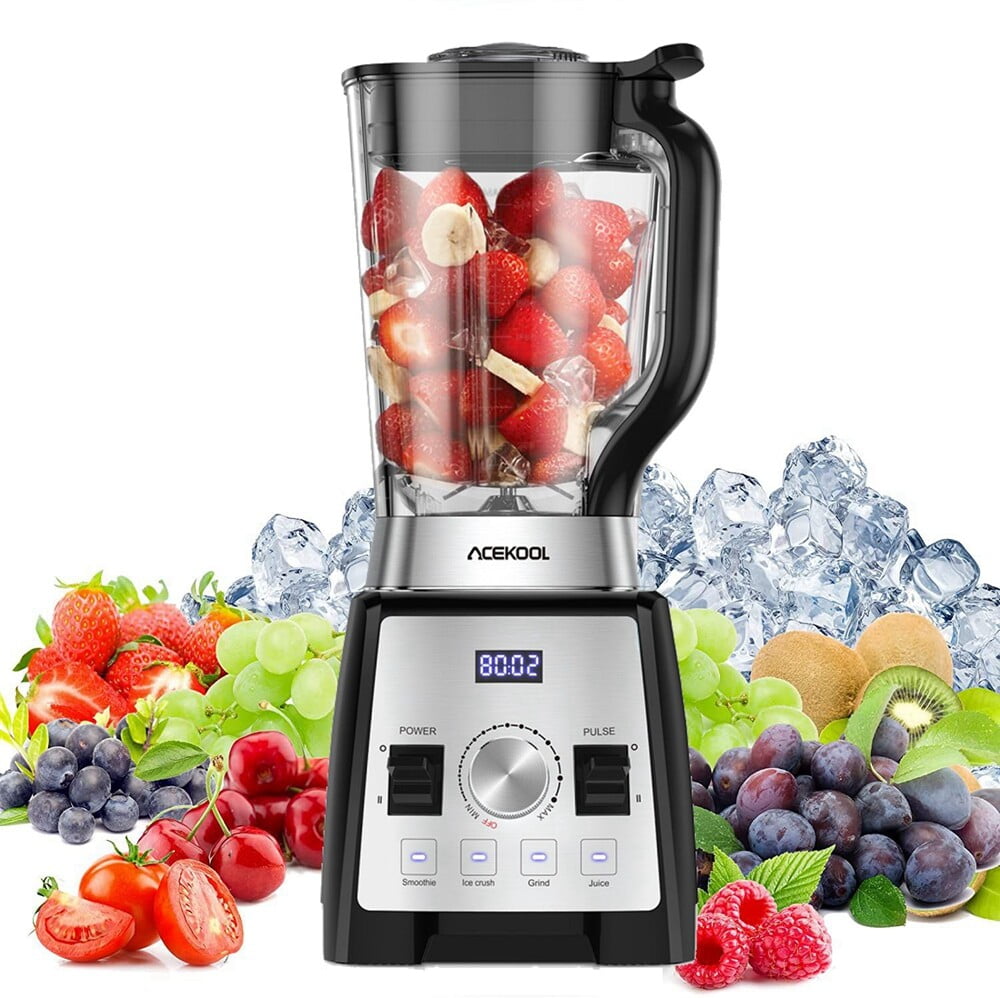 70 Oz Blender Smoothie Maker, 1500W Professional Countertop Blender, 4