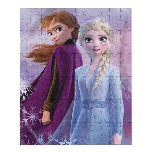 70 PCS Jigsaw Puzzle Frozen Cartoon Wooden Puzzle Challenging Game Fun Artwork For Family Friends Gifts