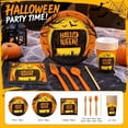 thumbnail image 1 of 70 Pack Halloween Party Supplies, Halloween Party Plates Napkins Cups Plastic Cutlery Set, Spooky Halloween Decor for Halloween Table Decor, for Home Halloween Party Gatherings, 1 of 8