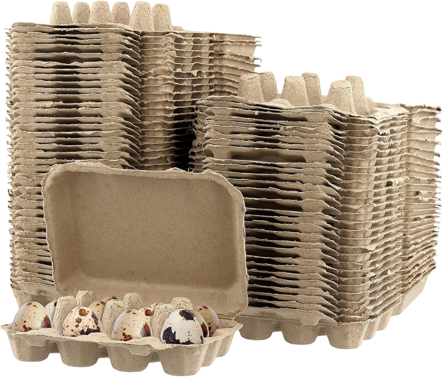 70 Pack Quail Egg Cartons, 12 Count Storage Containers Holder Bulk 9 X 5 2 Inches Container For Home Kitchen Refrigerator Farmhouse