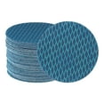 thumbnail image 1 of 70 Packs Diamond Shape Sanding Discs 5 Inch 120 Grit Hook and Loop Blue Rhomb Sandpaper Fish Scale, 1 of 6