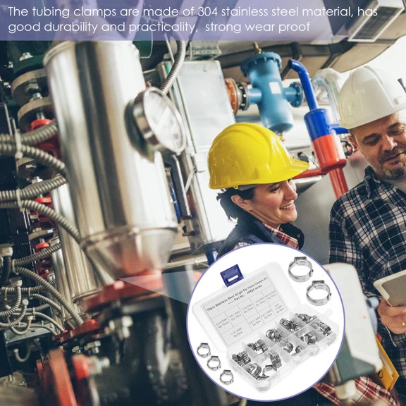 70 Pcs Pipe Clamping Ring Pex Pinch Tool Crimping Gripedge Tools Professional Clamps