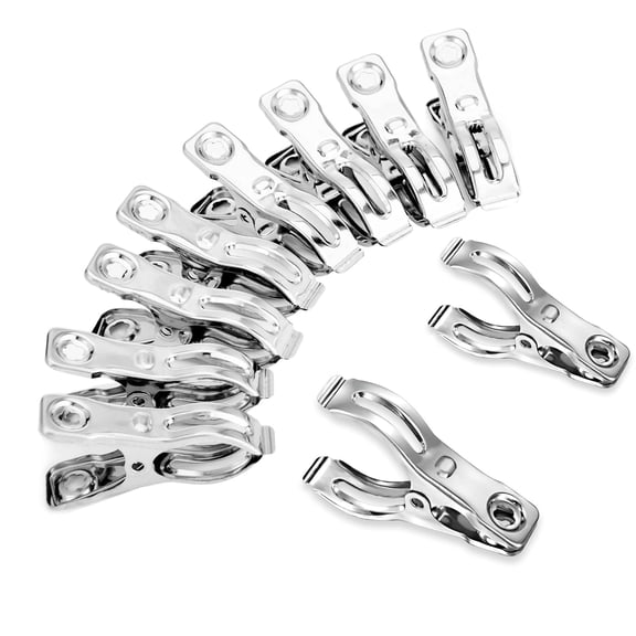 Heavy Duty Stainless Steel Plant Clips - 70 Pcs Rust-Proof Spring Clamps for Greenhouse Hoops (1/2", 3/4", 1") | Secure Shade Cover, Vine & Stem Support | Outdoor Garden Accessories