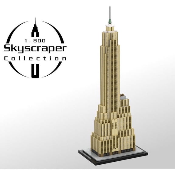 70 Pine Street Cities Service Building Blocks MOC-149818 Bricks Model Toys Set