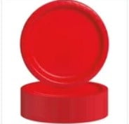 Way To Celebrate Red Ravishing 7\" Plates 70 Count