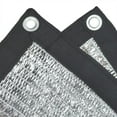 thumbnail image 1 of 70% Reflective Aluminet Shade Cloth Mesh with Grommets, Sun Block Fabric Protective Covering - 6.5 ft x 6 ft, 1 of 3