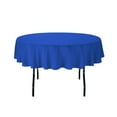 thumbnail image 1 of 70" Round Polyester Tablecloth Royal Blue- 10pc. for Home décor, Weddings, Party events, or Restaurants., 1 of 5
