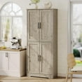thumbnail image 1 of 70" Tall Pantry Cabinet,Kitchen Pantry Storage Cabinets with 4 Doors and Adjustable Shelves,Pantry Storage Cabinet,Utility Hutch Cupboard for Kitchen,Dining Room,Living Room and Bathroom, 1 of 9