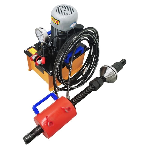 70Ton Hydraulic Excavator Sleeve Pressing Machine Crawler Pin Bushing PressFit Removal Tool 220V 1500W