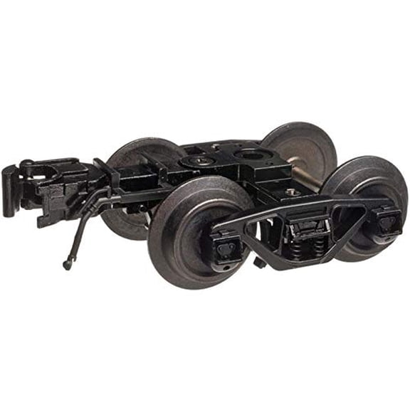 70-Ton Modified Friction Bearing Trucks w/Knuckle Coupler - 3-Rail - Ready to -- 1 Pair