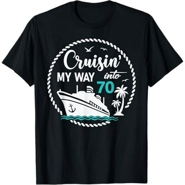 70 Year Old Birthday Cruise 2024 Cruise Party Vacation TShirt