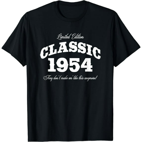 70 Year Old Vintage Classic Car 1954 70th Birthday T-Shirt