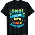 thumbnail image 1 of 70 Year Old shirt OMG It's My 70th Birthday T-Shirt, 1 of 3