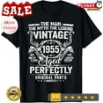 thumbnail image 1 of 70 Years Old Gift Vintage 1955 Man Myth Legend 70Th Birthday T-Shirt Unisex S-5XL Hot Trending Shirt, Vintage Birthday Gift, 1 of 3