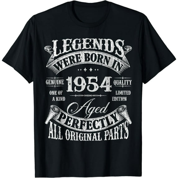 70 Years Old Vintage 1954 70th Birthday Gifts For Men Women T-Shirt