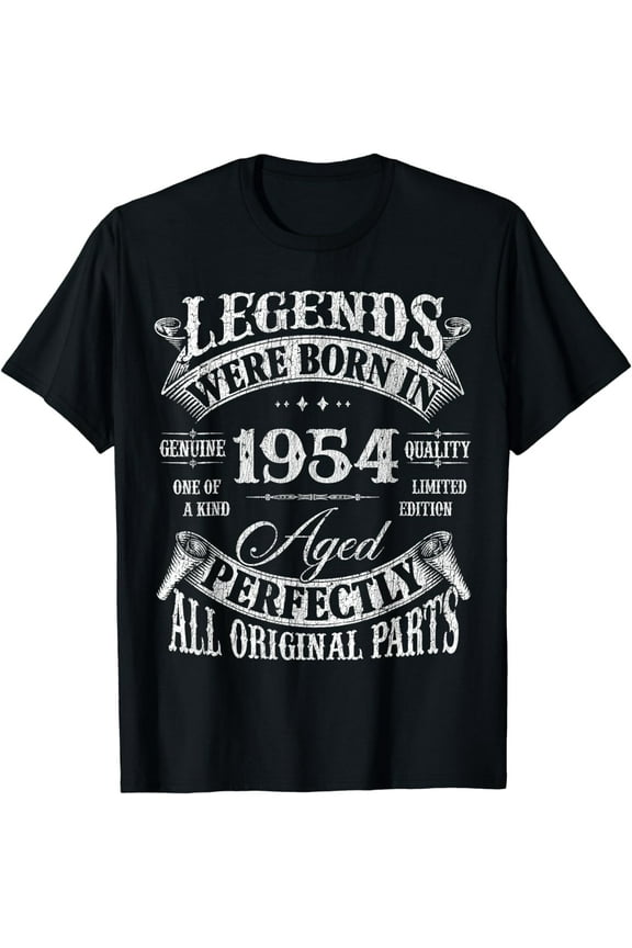 70 Years Old Vintage 1954 70th Birthday Gifts For Men Women T-Shirt