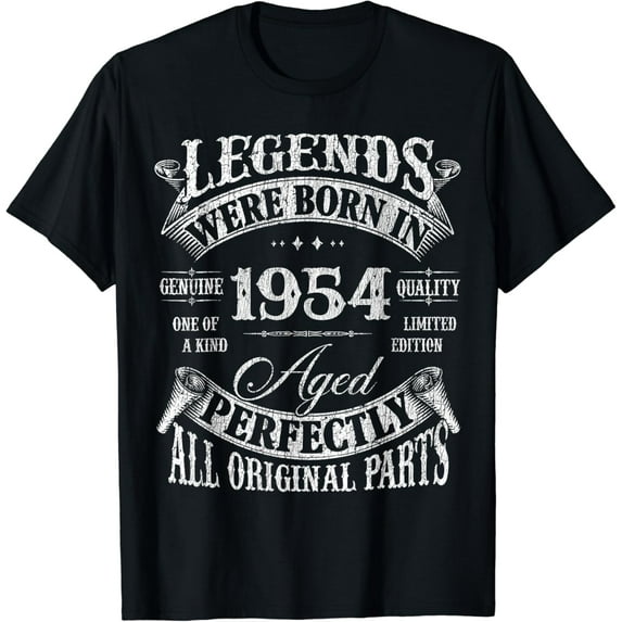 70 Years Old Vintage 1954 70th Birthday Gifts For Men Women T-Shirt