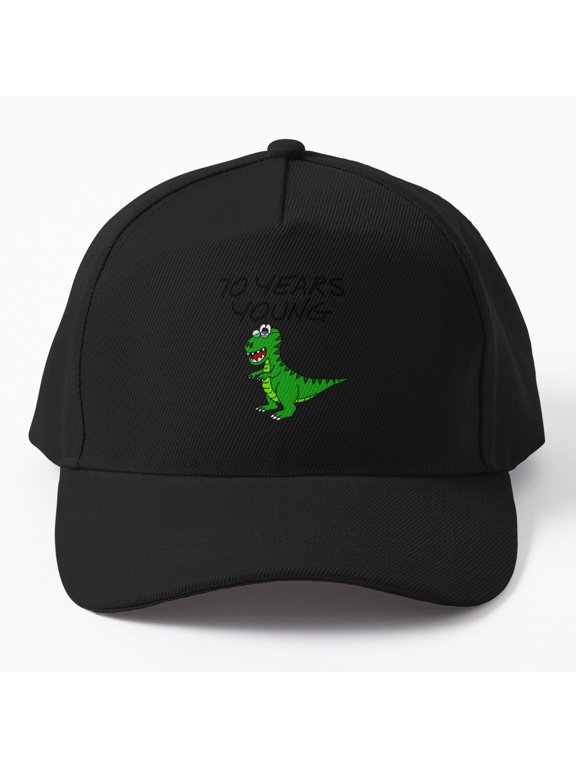 70 Years T-Rex Dinosaur Baseball Cap, Seventieth Birthday Dino Milestone, Classic Celebration Hat