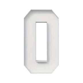 70 cm Numbers For Balloons, Balloons Number Frame DIY Birthday Party Decorations, Anniversary Decor, Large Cardboard Numbers, Number 0-9, White (1Pcs)