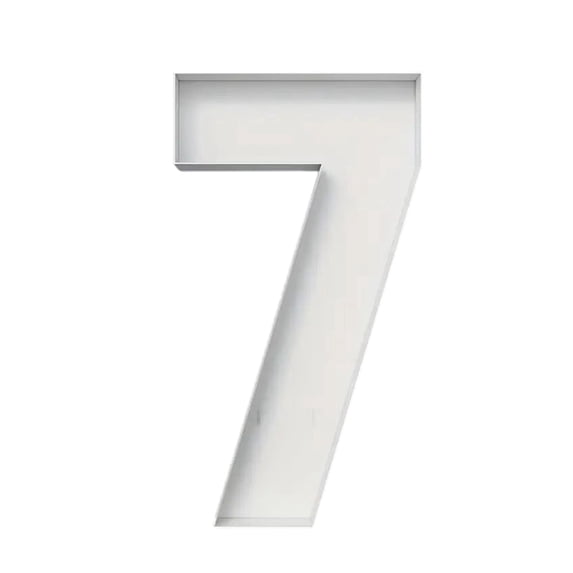 70 cm Numbers For Balloons, Balloons Number Frame DIY Birthday Party Decorations, Anniversary Decor, Large Cardboard Numbers, Number 0-9, White (8Pcs)